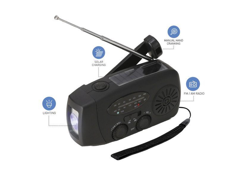 Multifunctionele Noodradio Cartney Multifunctionele Noodradio Cartney