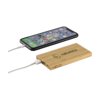 Bamboo 4000 Powerbank externe oplader bedrukken | Relatiegeschenk & promotieartikel