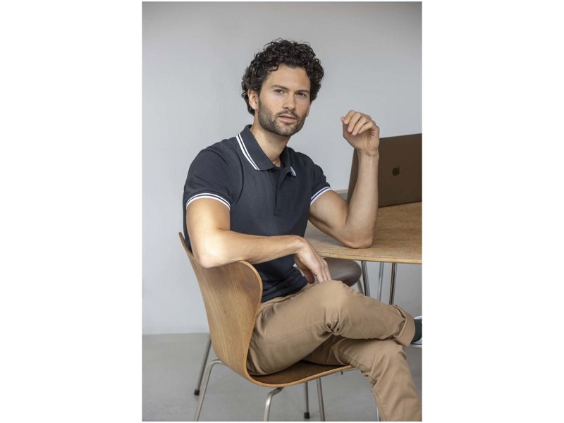 Amarago tipping Heren polo met korte mouwen