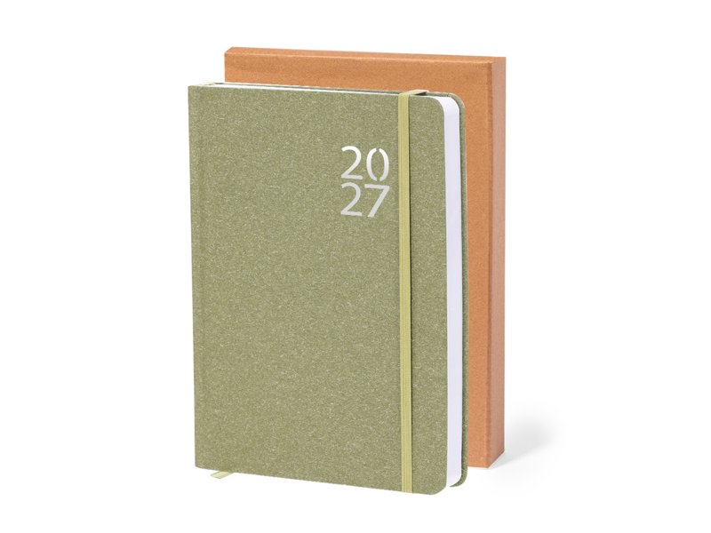 Florian A5 agenda bedrukken | Gerecycled kartonnen dagagenda Florian A5 agenda bedrukken | Gerecycled kartonnen dagagenda