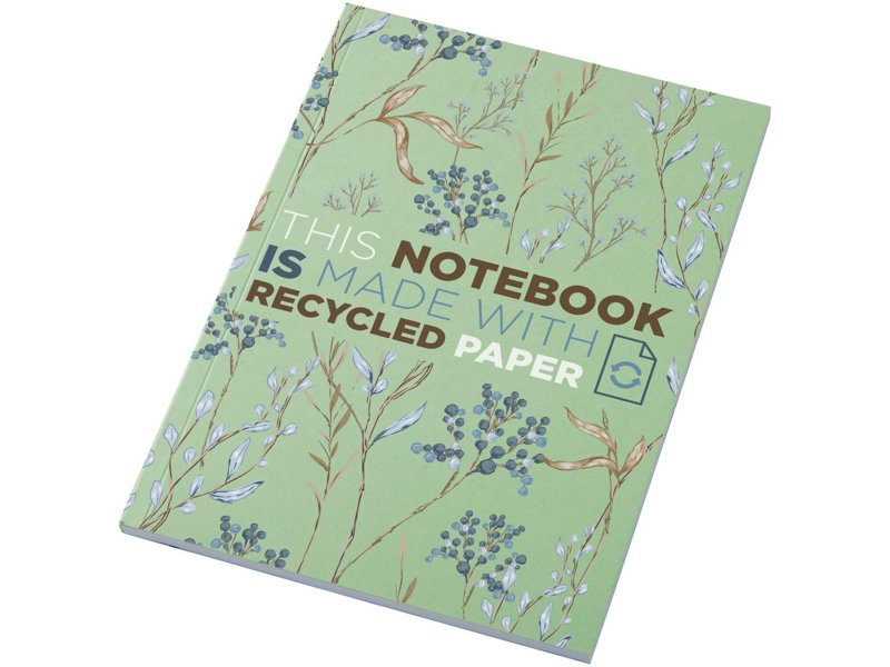 Novella Austen A5 gerecycled notitieboek met zachte cover, 50 vellen Novella Austen A5 gerecycled notitieboek met zachte cover, 50 vellen