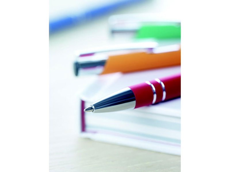 Aluminium balpen blauw