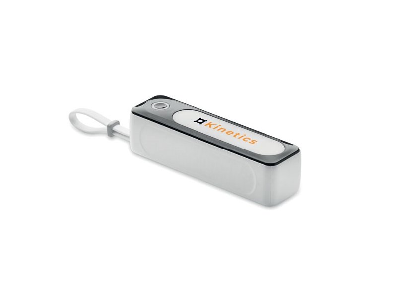 PowLight Power Bank 4.000 mAh bedrukken | Jouw relatiegeschenk & promotieartikel