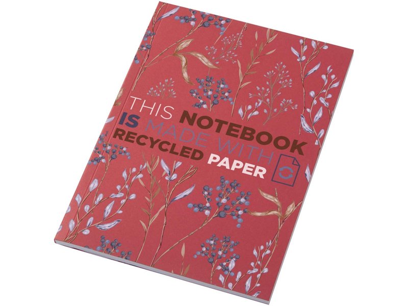 Novella Austen A5 gerecycled notitieboek met zachte cover, 50 vellen Novella Austen A5 gerecycled notitieboek met zachte cover, 50 vellen
