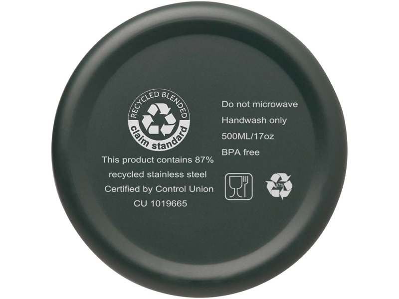 Vasa 500 ml RCS-gecertificeerde gerecyclede roestvrijstalen koperen vacuümgeïsoleerde fles