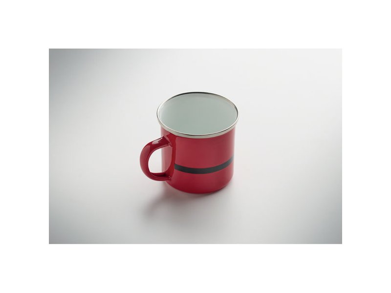 SANTAMEL - Kerstman emaille mok 300ml