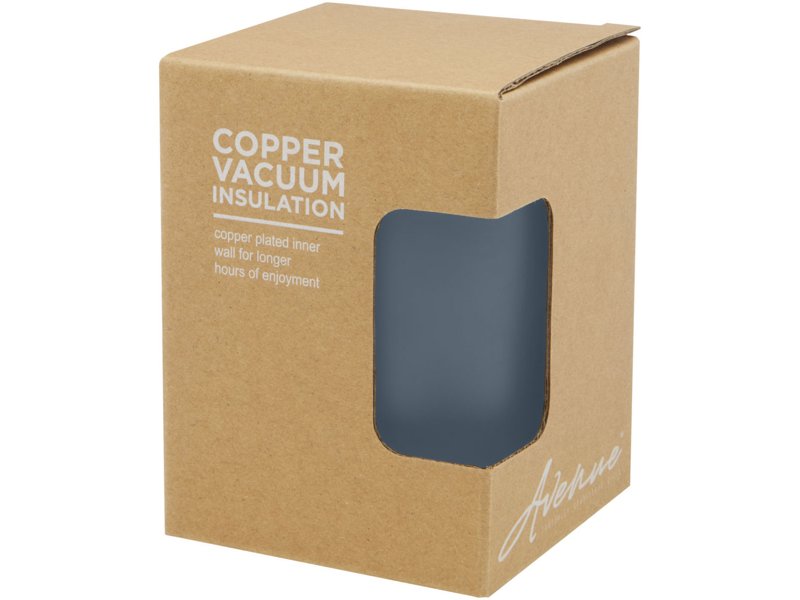 Lagan koperen vacuüm geïsoleerde roestvrijstalen beker van 330 ml met bamboe deksel