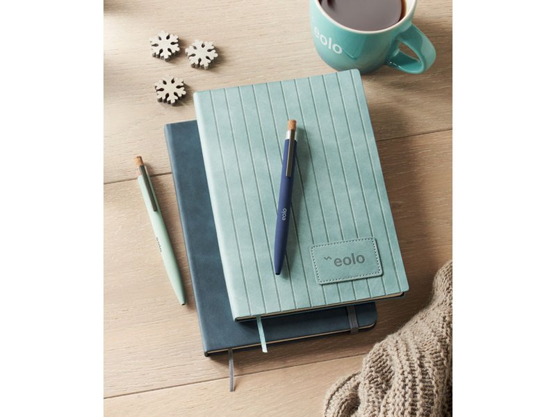 TINTRAY - A5 notitieboek in smokey PU TINTRAY - A5 notitieboek in smokey PU