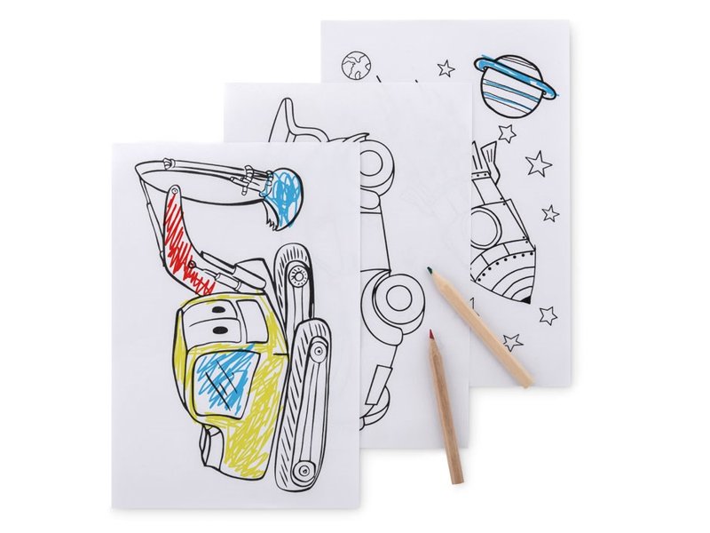 Kleurset met 6 potloden