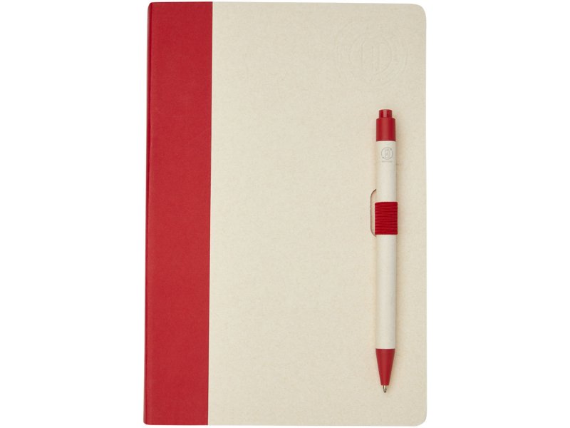 Dairy Dream set van referentie A5 notitieboek en balpen gemaakt van gerecyclede melkpakken Dairy Dream set van referentie A5 notitieboek en balpen gemaakt van gerecyclede melkpakken