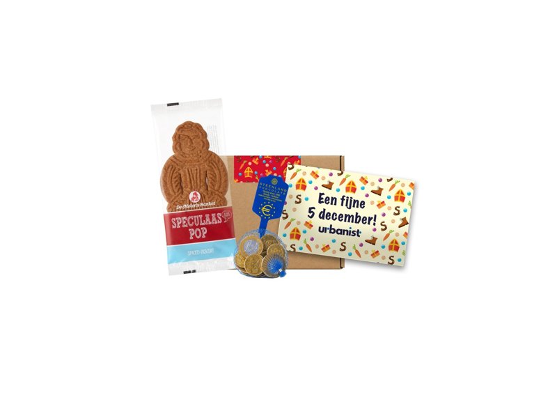 Sinterklaas brievenbusdoosje A6-4 | Speculaas & Goud Sinterklaas brievenbusdoosje A6-4 | Speculaas & Goud