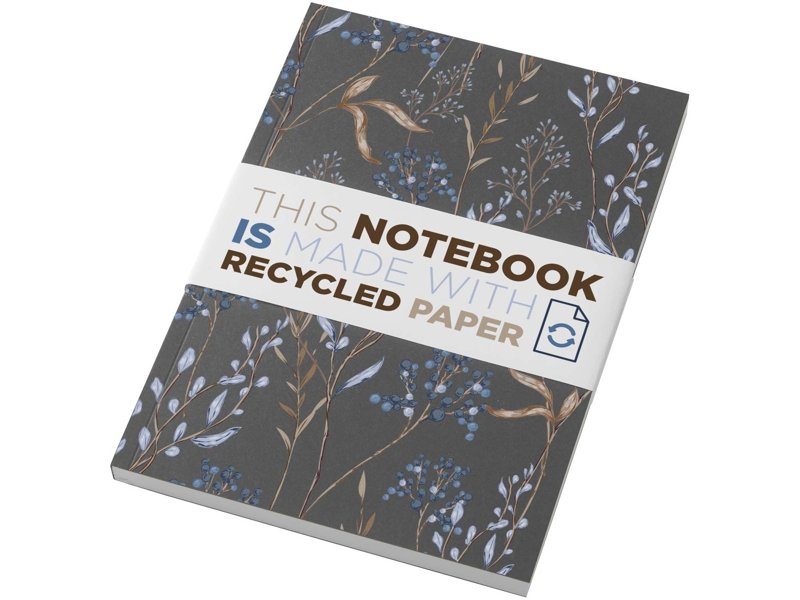 Novella Austen A5 gerecycled notitieboek met zachte cover, 100 vellen Novella Austen A5 gerecycled notitieboek met zachte cover, 100 vellen