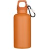 Oregon 400 ml effen waterfles van RCS gecertificeerd gerecycled plastic met karabijnhaak Oregon 400 ml effen waterfles van RCS gecertificeerd gerecycled plastic met karabijnhaak