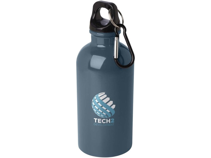 Oregon 400 ml RCS gecertificeerde enkelwandige roestvrijstalen waterfles met karabijnhaak