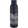 Illuminate 650 ml RCS gerecyclede dubbelwandige roestvrijstalen waterfles met 3-delige dekselset