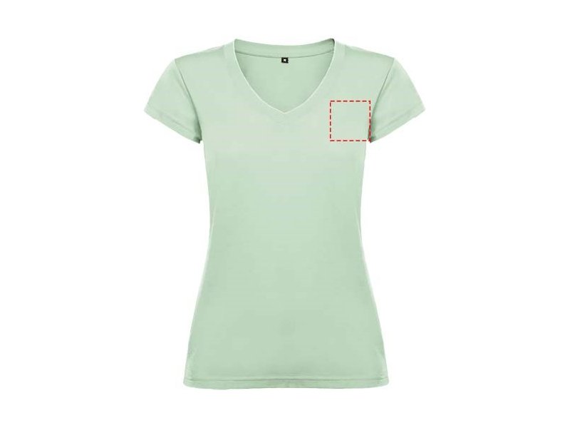 Victoria damesshirt met V-hals en korte mouwen Victoria damesshirt met V-hals en korte mouwen