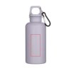 Oregon 400 ml effen waterfles van RCS gecertificeerd gerecycled plastic met karabijnhaak Oregon 400 ml effen waterfles van RCS gecertificeerd gerecycled plastic met karabijnhaak