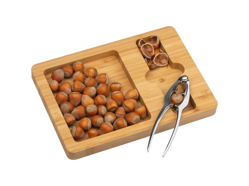 Bamboe schaal met notenkraker Vienna
