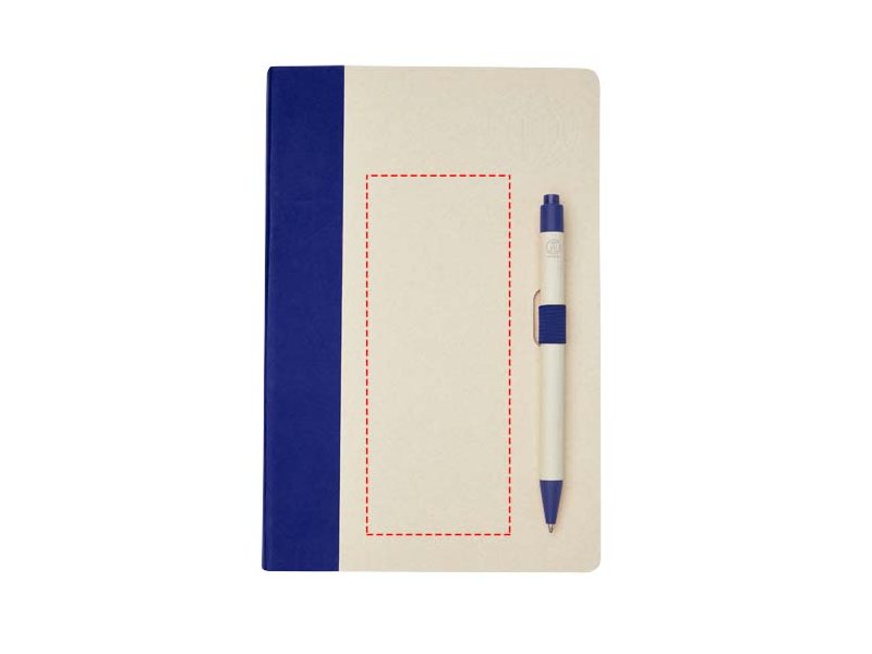 Dairy Dream set van referentie A5 notitieboek en balpen gemaakt van gerecyclede melkpakken Dairy Dream set van referentie A5 notitieboek en balpen gemaakt van gerecyclede melkpakken