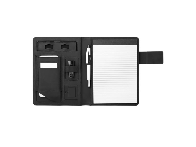 Powerbank schrijfmap A5