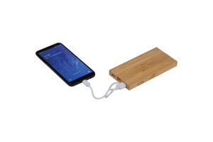 Moderne Katowice powerbank 8.000 mAh promotieartikel bedrukt met bedrijfslogo