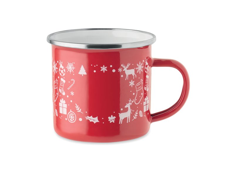 SEASOMEL - Kerst emaille mok 300ml