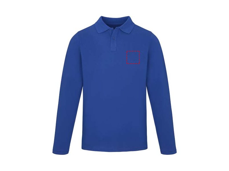 Oakville heren polo met lange mouwen