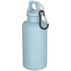 Oregon 400 ml effen waterfles van RCS gecertificeerd gerecycled plastic met karabijnhaak Oregon 400 ml effen waterfles van RCS gecertificeerd gerecycled plastic met karabijnhaak