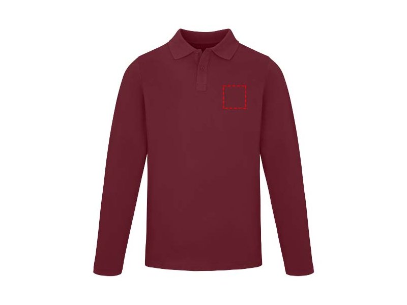 Oakville heren polo met lange mouwen