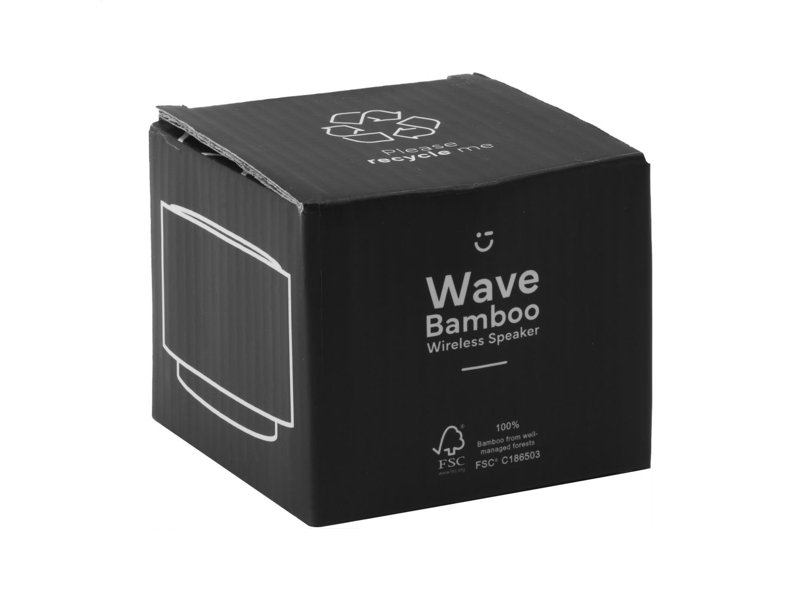 Wave FSC Bamboo Wireless Speaker bedrukken | Jouw relatiegeschenk & promotieartikel Wave FSC Bamboo Wireless Speaker bedrukken | Jouw relatiegeschenk & promotieartikel