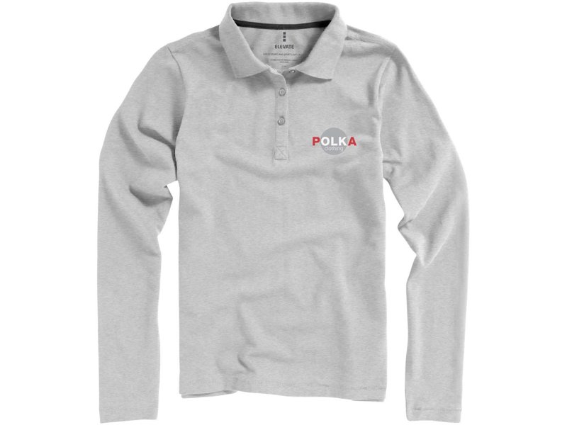 Oakville dames polo met lange mouwen