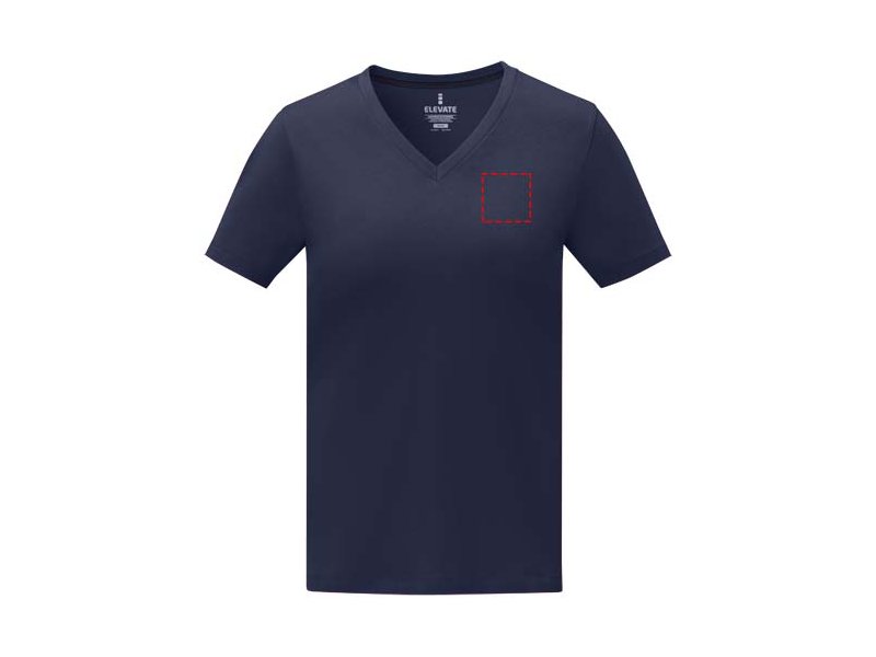 Somoto Dames T-shirt met V-hals en korte mouwen Somoto Dames T-shirt met V-hals en korte mouwen