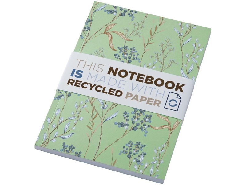 Novella Austen A5 gerecycled notitieboek met zachte cover, 100 vellen Novella Austen A5 gerecycled notitieboek met zachte cover, 100 vellen