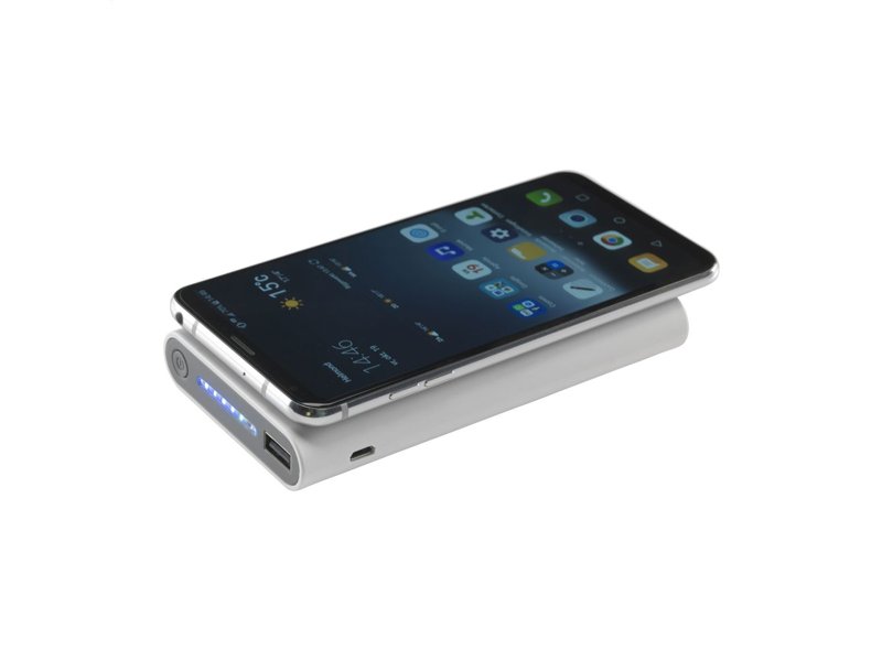 Wireless Powerbank 8000 C draadloze oplader bedrukken | Relatiegeschenk & promotieartikel