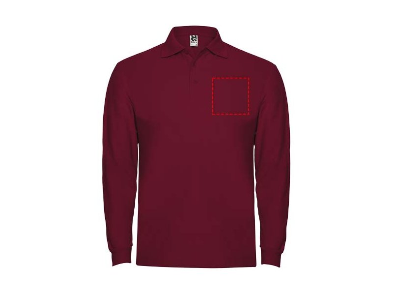 Estrella herenpolo met lange mouwen