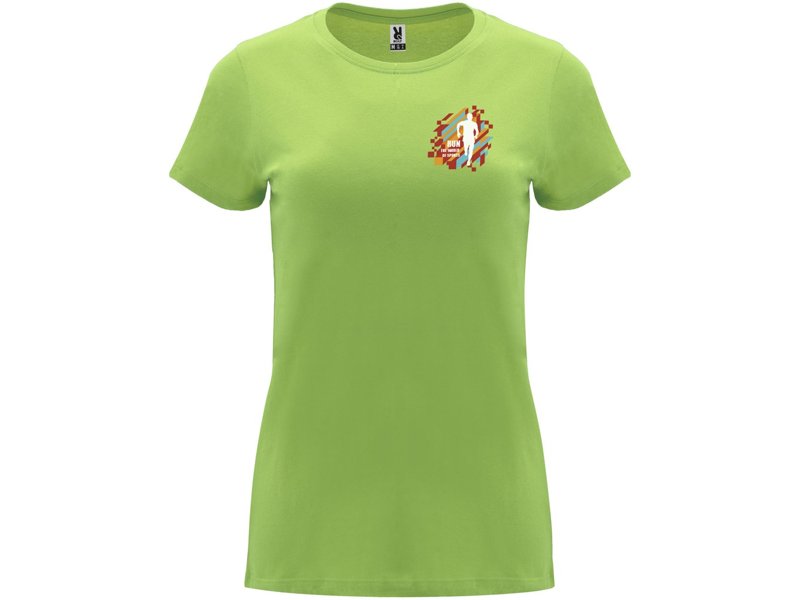 Capri damesshirt met korte mouwen Capri damesshirt met korte mouwen