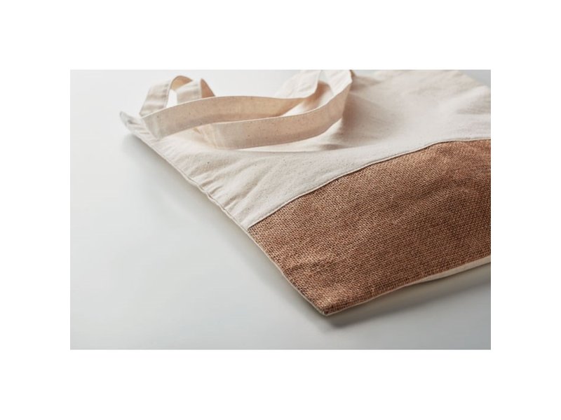 Boodschappentas met jute