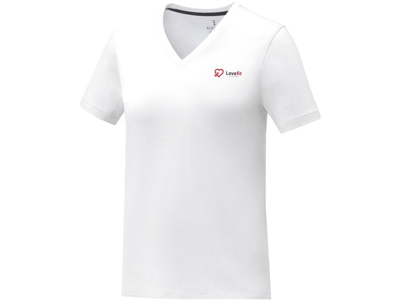 Somoto Dames T-shirt met V-hals en korte mouwen Somoto Dames T-shirt met V-hals en korte mouwen
