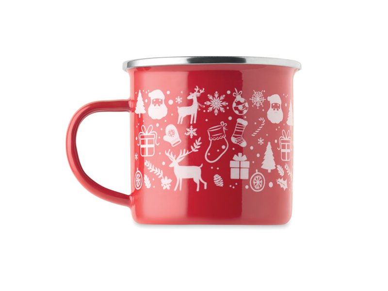 SEASOMEL - Kerst emaille mok 300ml
