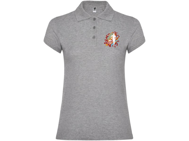 Star damespolo met korte mouwen