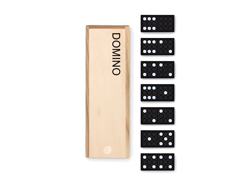 Houten dominospel