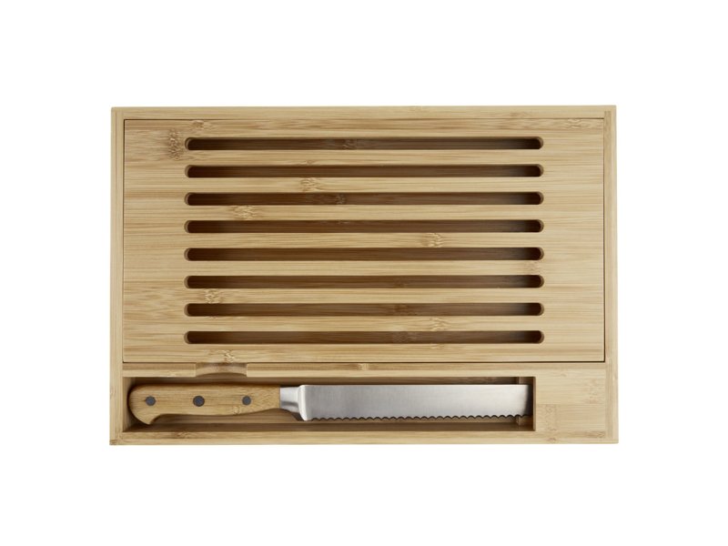 Pao bamboe snijplank met mes