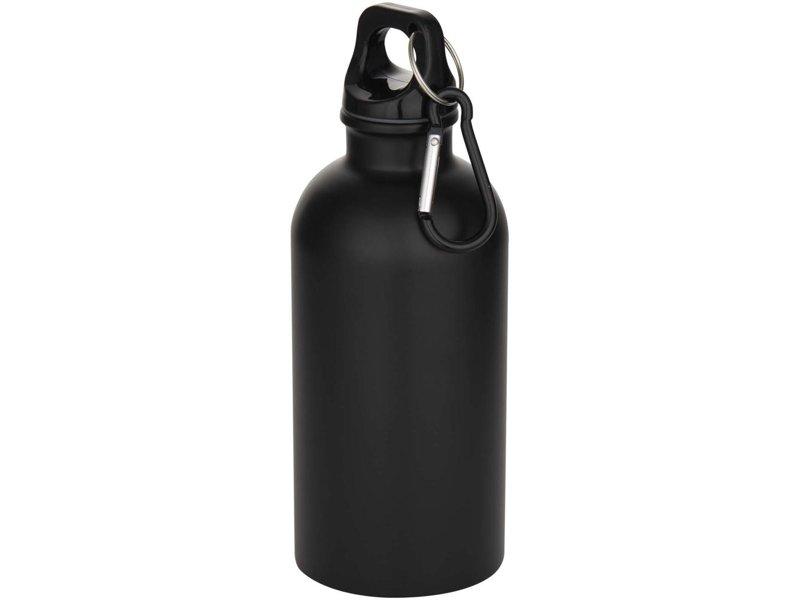 Oregon 400 ml matte RCS gecertificeerde enkelwandige roestvrijstalen waterfles met karabijnhaak