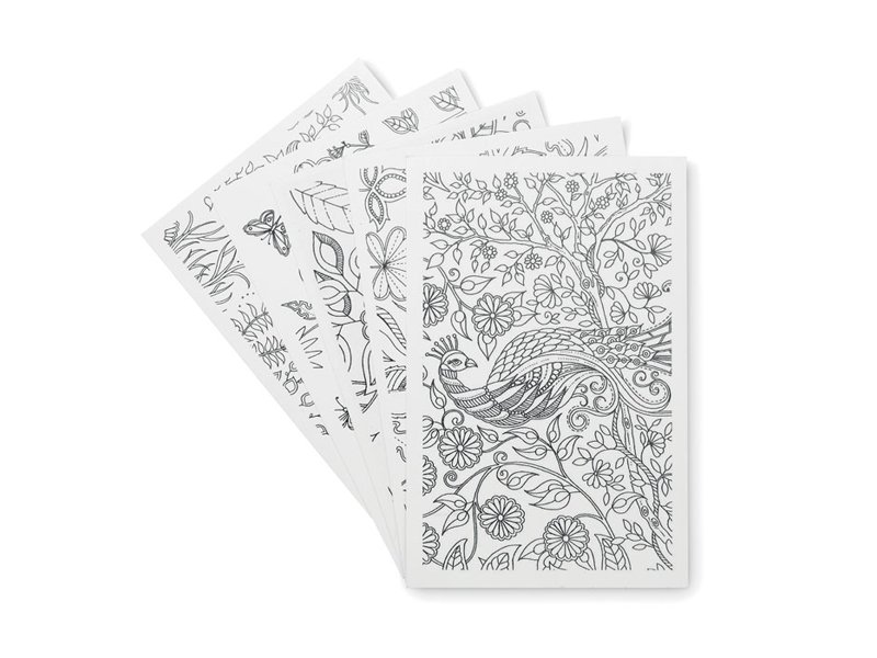 Kleurkaarten voor volwassenen laten bedrukken – Goedkope gadgets & creatief relatiegeschenk | GiftsDirect Kleurkaarten voor volwassenen laten bedrukken – Goedkope gadgets & creatief relatiegeschenk | GiftsDirect