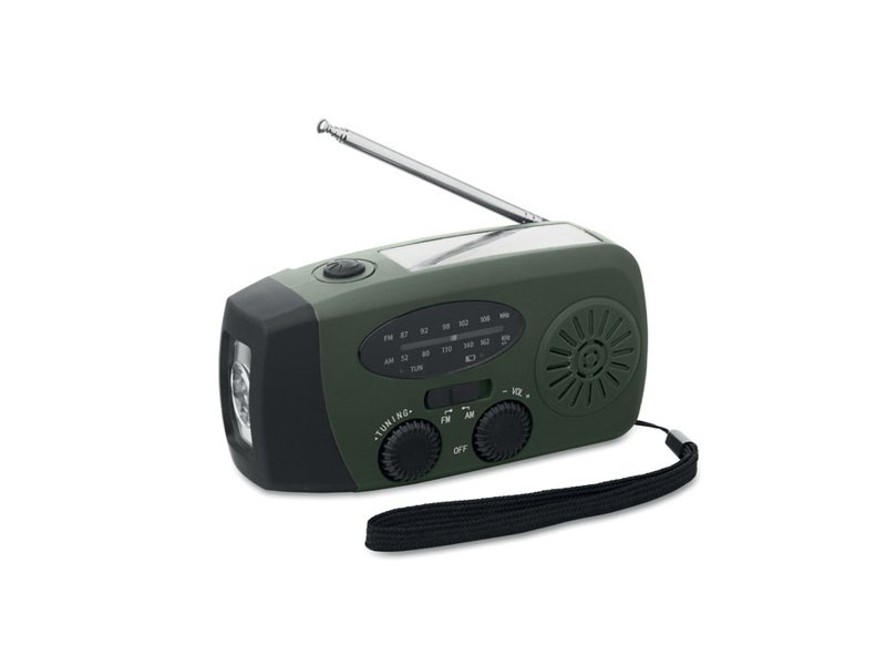 ONDA - Draagbare radio met LED lamp
