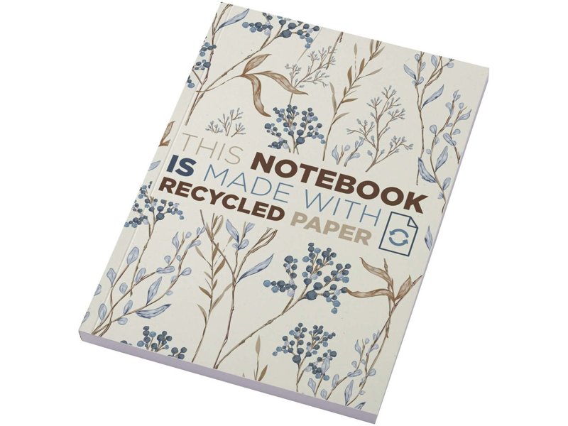 Novella Austen A5 gerecycled notitieboek met zachte cover, 100 vellen Novella Austen A5 gerecycled notitieboek met zachte cover, 100 vellen