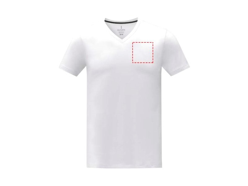 Somoto Heren T-shirt met V-hals en korte mouwen Somoto Heren T-shirt met V-hals en korte mouwen