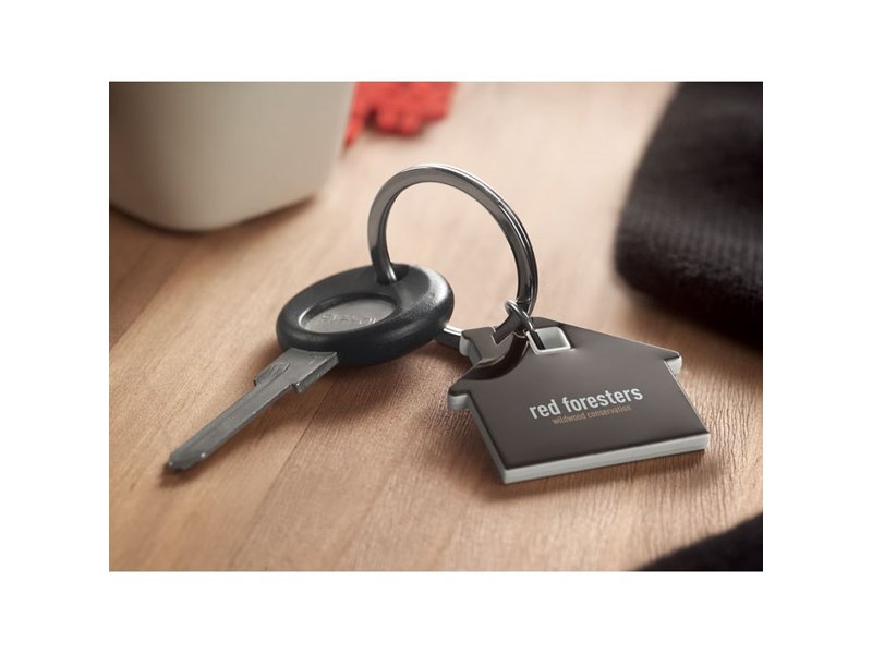 Huisvormige sleutelhanger