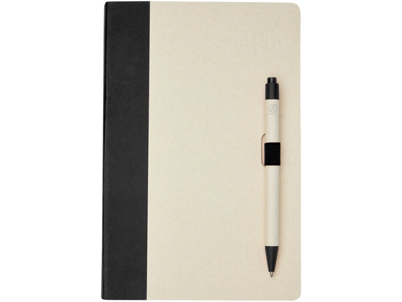 Dairy Dream set van referentie A5 notitieboek en balpen gemaakt van gerecyclede melkpakken Dairy Dream set van referentie A5 notitieboek en balpen gemaakt van gerecyclede melkpakken