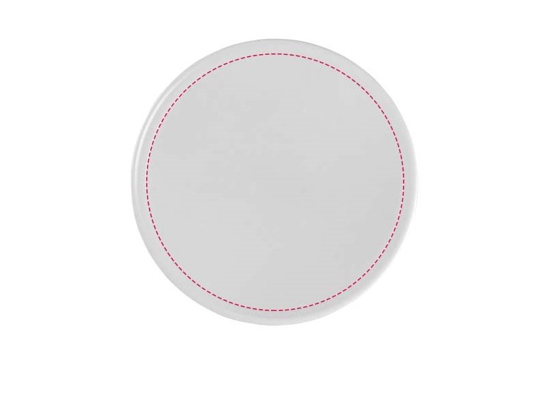 Ellison ronde kunststof onderzetter met papieren inlay